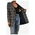 Acne Grauer Karo-Blazer - Größe UK 6 - Ansicht 4