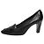 Chanel Schwarze Pumps aus perforiertem Leder - Größe EU 40.5