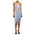 Veronica Beard Mini vestido floral drapeado palabra de honor azul - talla UK 8 - vista 3