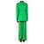 Bella Freud Conjunto de traje de dos piezas de lana verde - talla UK 6 - vista 2
