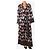 Alice by Temperley Mono floral con cinturón negro y rosa - talla UK 14 - vista 3