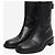 Schwarze Guccissima Leder-Ankle-Boots - Größe EU 35.5 - Ansicht 2
