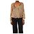 Veronica Beard Creme-farbene Bluse aus Seidenchiffon mit Paisley-Print - Größe UK 8 Roh