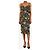Victoria Beckham Vestido midi com estampa floral preta - tamanho UK 6 Preto - vista 3