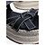Loewe Black leather platform espadrille sandals - size EU 37 - view 6