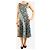 Weekend Max Mara Ärmelloses grünes Midi-Kleid mit Blumenmuster - Größe S - Ansicht 3