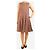 Marni Vestido estampado marrón sin mangas - talla UK 10 Castaño - vista 3