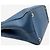 Prada Borsa Galleria 2way in pelle Saffiano blu - vista 5