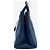 Prada Borsa Galleria 2way in pelle Saffiano blu - vista 7