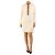 Loro Piana Mini-Kleid aus Leinen in Creme - Größe UK 8