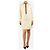 Loro Piana Mini-Kleid aus Leinen in Creme - Größe UK 8 - Ansicht 3