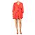 Zimmermann Wickelkleid aus roter Seide - Größe UK 12