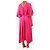 Autre Marque Kaftan de seda rosa choque com alça de pescoço - tamanho UK 2 - vista 2