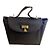 Courreges Borsa Courrèges monogramma in tela nera Nero
