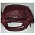 Nat & Nin Borsa a mano in pelle bordeaux Bordò - vista 6
