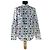 Versace Jeans Couture Versace Jeans Hemd Weiß mit Grafikprint Schwarz Mehrfarben