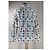 Versace Jeans Couture Versace Jeans Hemd Weiß mit Grafikprint Schwarz Mehrfarben - Ansicht 4