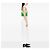 Piccola borsa a tracolla Voyou in raso verde Givenchy D'oro - vista 6