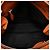 Borsa Satchel Dome Vitello Daino Arancione Prada - vista 4