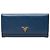 Cartera Continental Lux Saffiano Azul Prada
