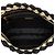 Clutch in rafia a crochet nera Prada Nero - vista 4