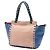 Borsa Valentino Beige Mini Leather Colorblock Rockstud Trapeze - vista 2