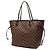 Louis Vuitton Braun Damier Ebene Neverfull MM - Ansicht 2