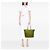 Tote Prada Green Tessuto Canapa Logo Verde Verde oliva - vista 6