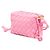 Borsa Camera Loop in agnello Intrecciato rosa Candy Bottega Veneta - vista 2