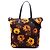Borsa Satchel Prada Brown Tessuto Stampato Marrone Marrone scuro
