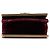 Borsa a tracolla Prada Velluto Cahier in velluto con bordatura in pelle micro croc embossata rossa Rosso Bordò - vista 3