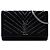 Borsa a tracolla Kate Monogram in scamosciato nero e cristalli Saint Laurent