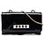 Clutch de corrente Valentino Black Patent Vava Voom Preto
