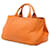 Borsa Prada Orange Canvas Canapa Bijoux Arancione - vista 2