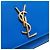 Saint Laurent Borsa a tracolla Kate Monogram in pelle a grana media blu - vista 5