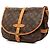 Louis Vuitton Marrone Monogram Saumur 30 - vista 2