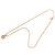 Collana con pendente CD placcato oro Gold Gold di Dior D'oro