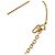 Collana con pendente CD placcato oro Gold Gold di Dior D'oro - vista 4