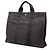 Hermès Gray Canvas Herline MM Marrone Grigio antracite - vista 2