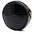 Borsa Camera Round in vinile vernice nero con stampa coccodrillo Saint Laurent - vista 2
