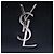 Borsa a tracolla Saint Laurent Black Large Calfskin Monogram Sunset Nero - vista 5