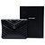 Clutch Document LouLou Monogramma in pelle di vitello matelassé nera Saint Laurent Nero - vista 7