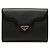 Clutch Saint Laurent in pelle di vitello granulata nera Nero
