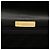 Clutch Saint Laurent in pelle di vitello granulata nera Nero - vista 5