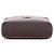 Céline Celine Brown Macadam Coated Canvas Vanity Bag - vue 3