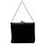 Prada Black Velluto Ricamo Tulip Kisslock Frame Bag