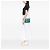 Valentino Blu Borsa a tracolla Rockstud Glam Lock in pelle Medium Turchese - vista 6