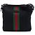 Borsa Messenger Gucci Black GG Techno Canvas Web Nero