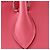 Hermès Bolide 27 in pelle Swift rosa - vista 16