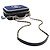 Vanity Pochette de toilette Chanel Blue Medium Tricolor Jersey CC Filigree Bleu Bleu Marine - vue 14